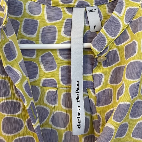 Debra seriously 100% silk Marimekko inspired print size small - Picture 2 of 9